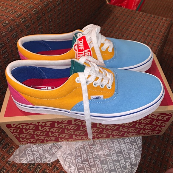 the colorful vans